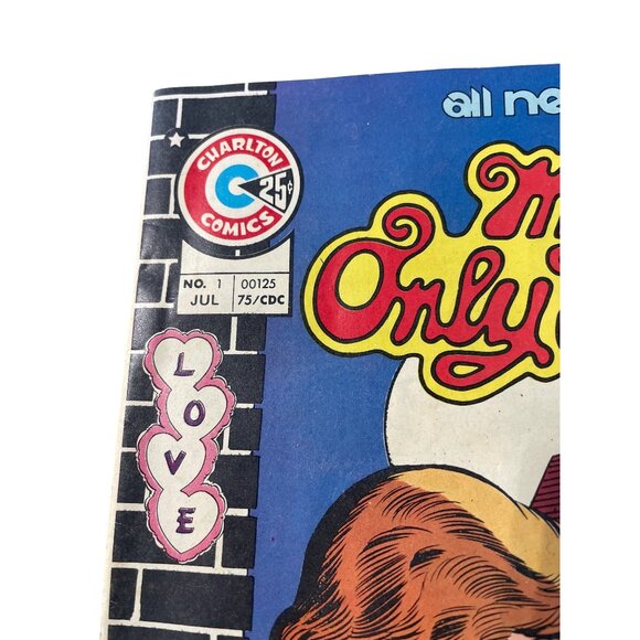 Charlton Comics My Only Love #1 Vol. 1 Jul. 1975 Romance Issue Bagged Boarded - Picture 2 of 7